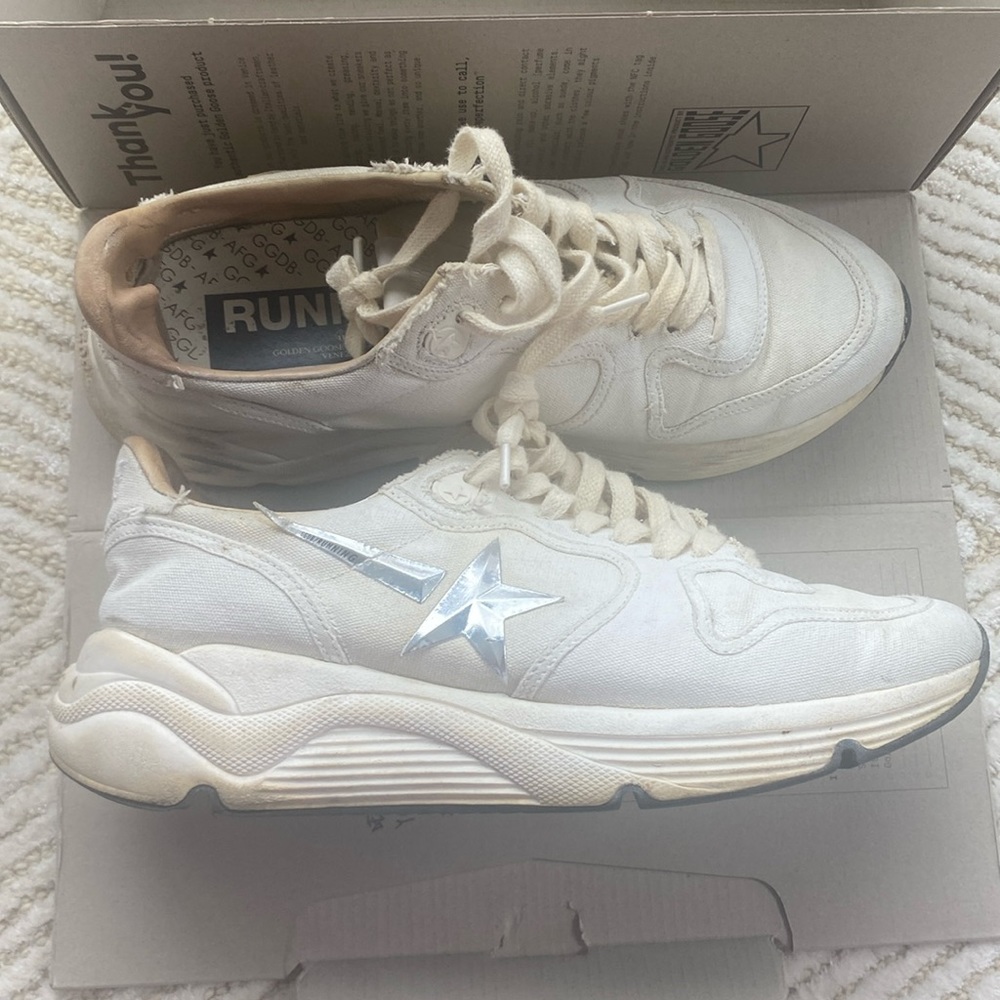 Golden Goose White Sneakers - US7 - Good condition